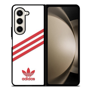 ADIDAS ORIGINALS STRIPES WHITE RED Samsung Galaxy Z Fold 5 Case Cover ADIDAS ORIGINALS STRIPES WHITE RED Samsung Galaxy Z Fold 5 Case Cover