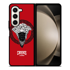 CROOK AND CASTLES BANDANA RED Samsung Galaxy Z Fold 5 Case Cover CROOK AND CASTLES BANDANA RED Samsung Galaxy Z Fold 5 Case Cover