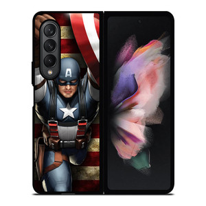 CAPTAIN AMERICA MARVEL Samsung Galaxy Z Fold 3 Case Cover CAPTAIN AMERICA MARVEL Samsung Galaxy Z Fold 3 Case Cover