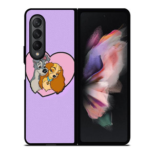 CARTOON LADY AND THE TRAMP DISNEY IN LOVE Samsung Galaxy Z Fold 3 Case Cover CARTOON LADY AND THE TRAMP DISNEY IN LOVE Samsung Galaxy Z Fold 3 Case Cover