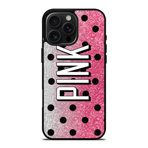 VICTORIA'S SECRET PINK LOGO SPARKLE iPhone 16 Pro Max Case Cover VICTORIA'S SECRET PINK LOGO SPARKLE iPhone 16 Pro Max Case Cover