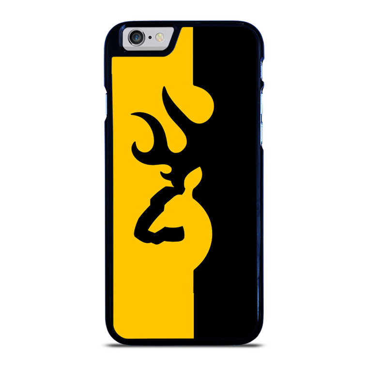 BROWNING LOGO BLACK YELLOW iPhone 6 / 6S Case Cover