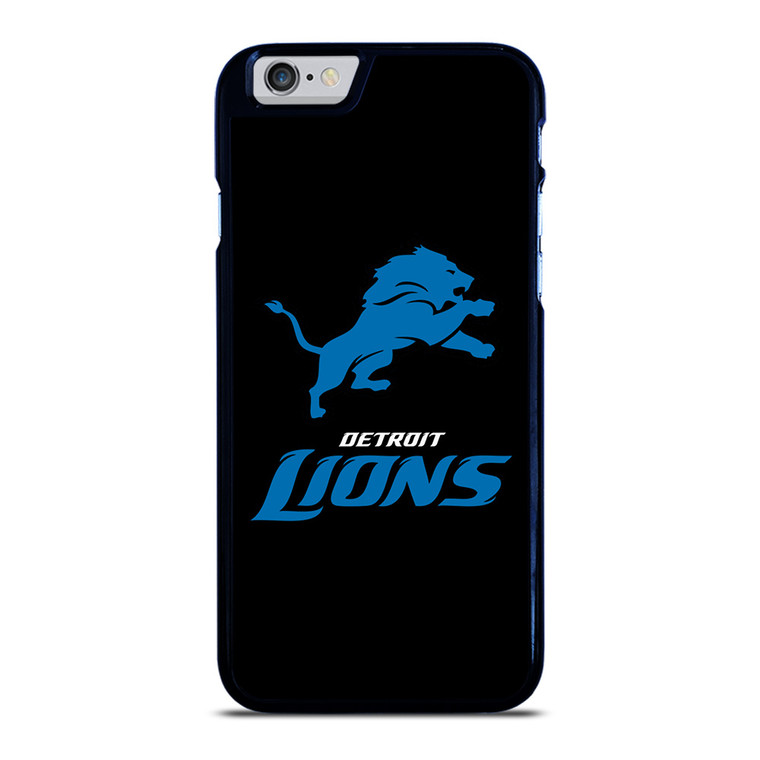 DETROIT LIONS BLACK LOGO iPhone 6 / 6S Case Cover