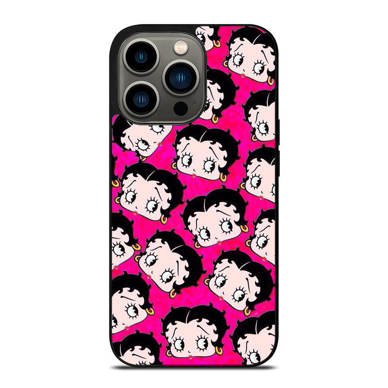 BETTY BOOP FACE COLLAGE iPhone 13 Pro Case Cover