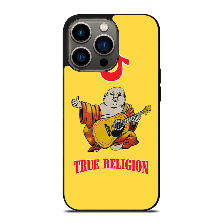 BIG BUDDHA TRUE RELIGION YELLOW iPhone 13 Pro Case Cover