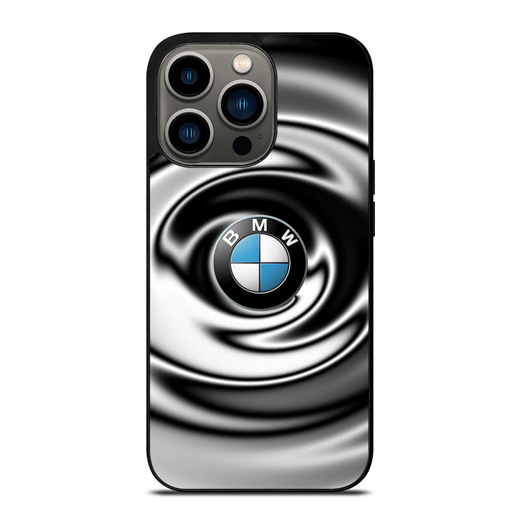 BMW METAL LIQUID LOGO iPhone 13 Pro Case Cover