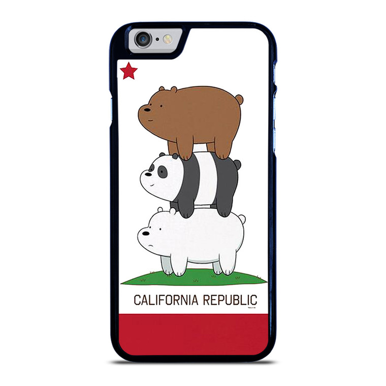WE BARE BEARS CALIFORNIA REPUBLIC iPhone 6 / 6S Case Cover