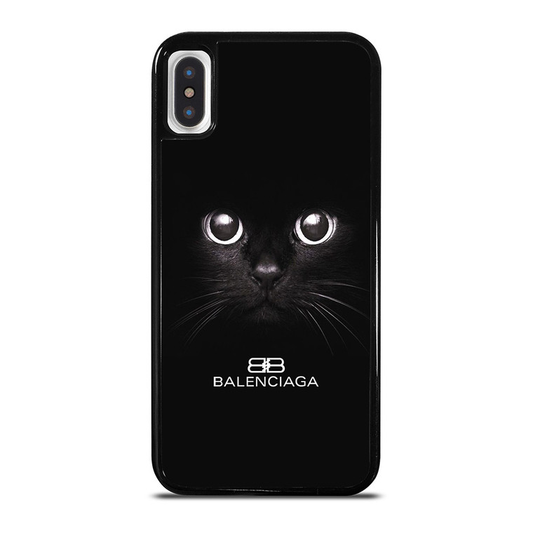 BALENCIAGA PARIS CAT LOGO iPhone X / XS Case Cover