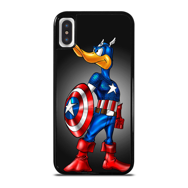 CAPTAIN AMERICA DAFFY DUCK iPhone X / XS Case Cover