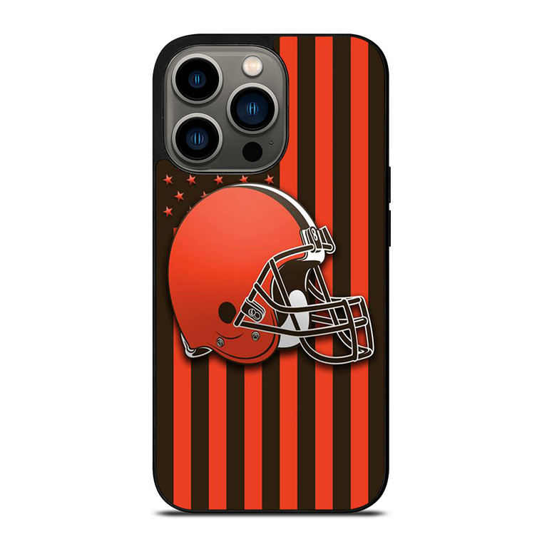 CLEVELAND BROWNS FLAG iPhone 13 Pro Case Cover