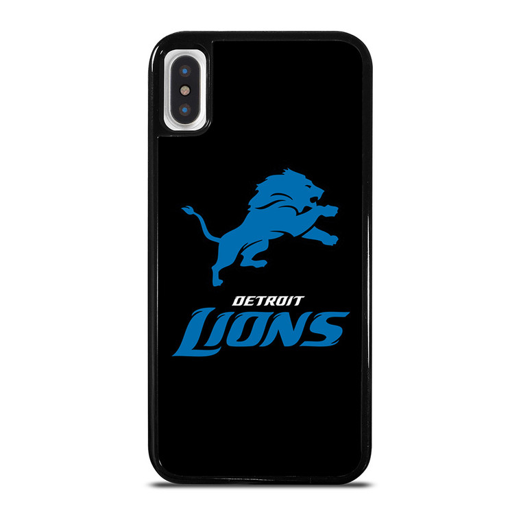 DETROIT LIONS BLACK LOGO iPhone X / XS Case Cover