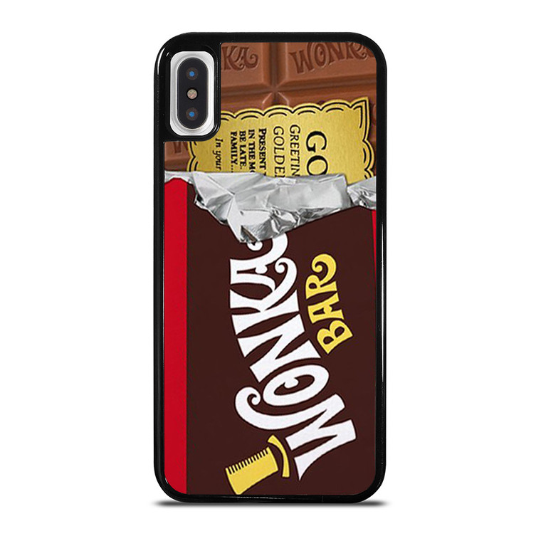 GOLDEN TICKET CHOCOLATE WONKA BAR iPhone X / XS Case Cover