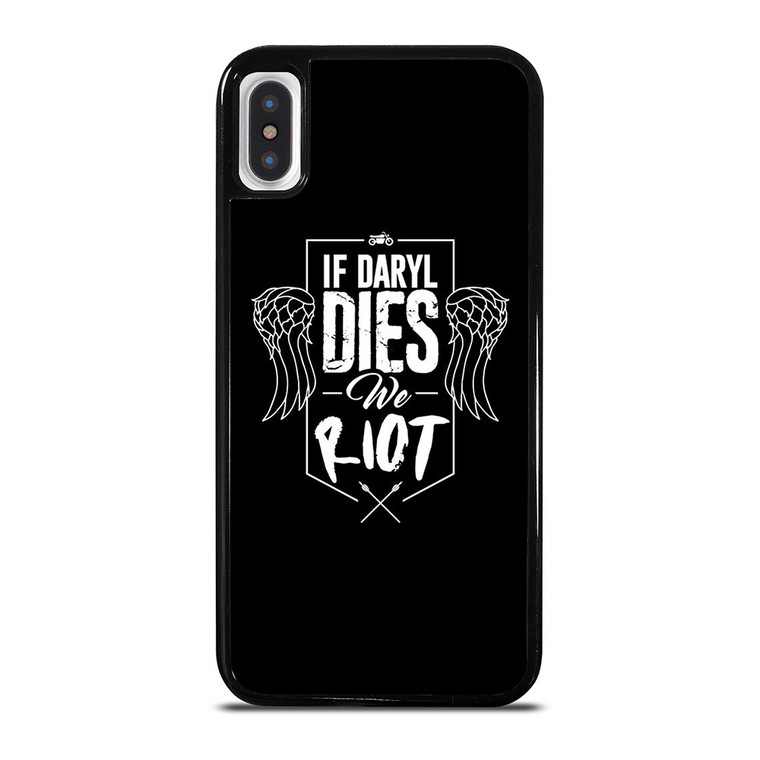 IF DARYL DIXON DIES WALKING DEAD iPhone X / XS Case Cover