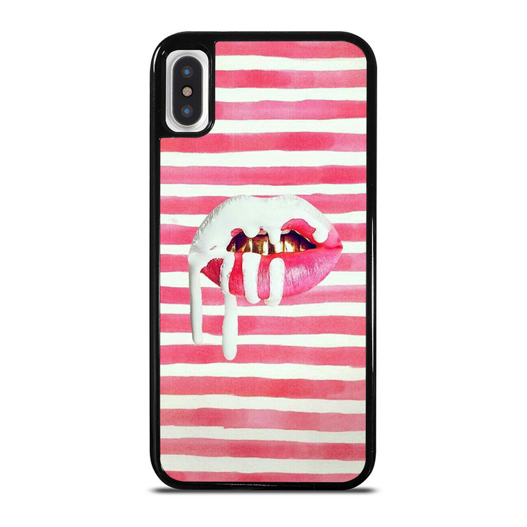 KYLIE JENNER LIPS STRIP iPhone X / XS Case Cover