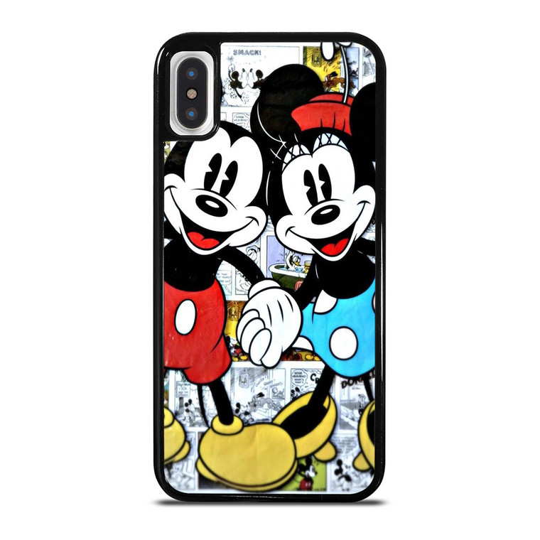 MICKEY AND MINNIE MOUSE DISNEY COMIC iPhone X / XS Case Cover