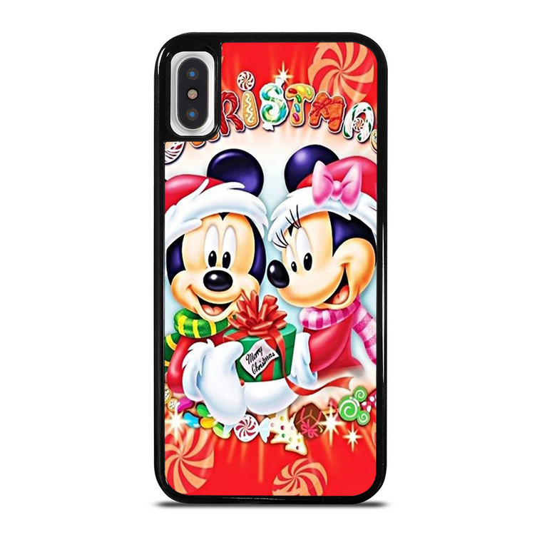 MICKEY MINNIE MOUSE DISNEY CHRISTMAS iPhone X / XS Case Cover