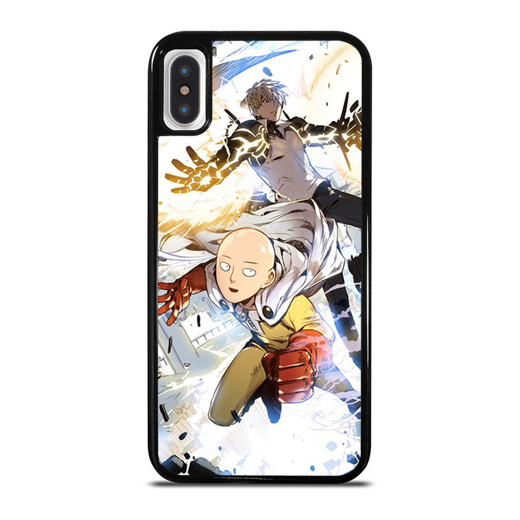 ONE PUNCH MAN SAITAMA AND GENOS iPhone X / XS Case Cover