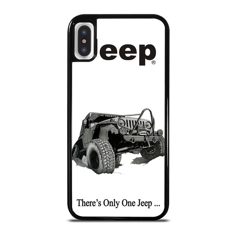 THERE'S ONLY ONE JEEP iPhone X / XS Case Cover