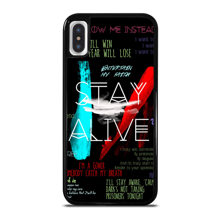 TWENTY ONE PILOTS STAY ALIVE iPhone X / XS Case Cover