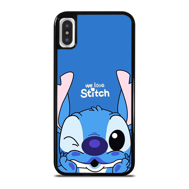 WE LOVE STITCH AND LILO CARTOON iPhone X / XS Case Cover