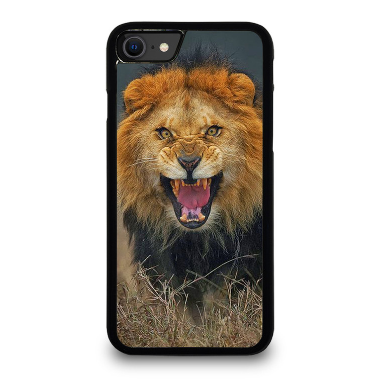 ANGRY MAD LION FACE iPhone SE 2020 Case Cover
