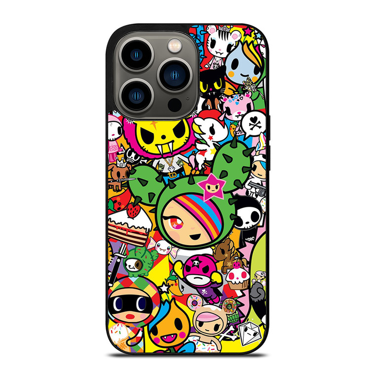 DONUTELLA UNICORNO TOKIDOKI COLLAGE iPhone 13 Pro Case Cover