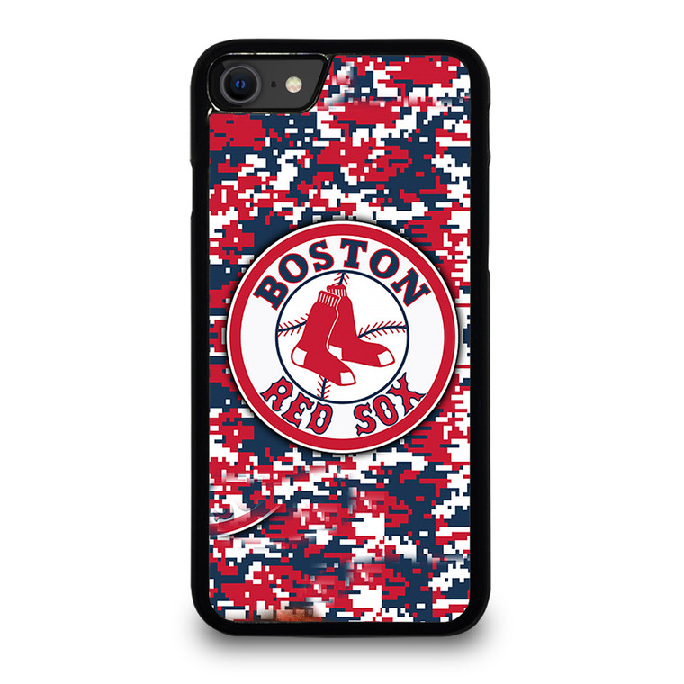 BOSTON RED SOX CAMO iPhone SE 2020 Case Cover