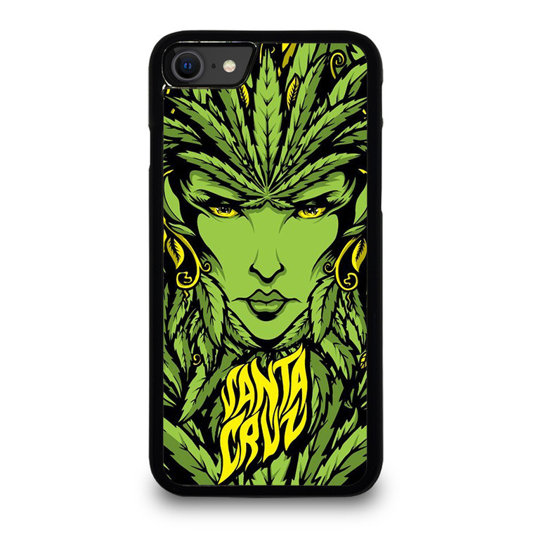 SANTA CRUZ SKATEBOARD LADY LEAFS iPhone SE 2020 Case Cover