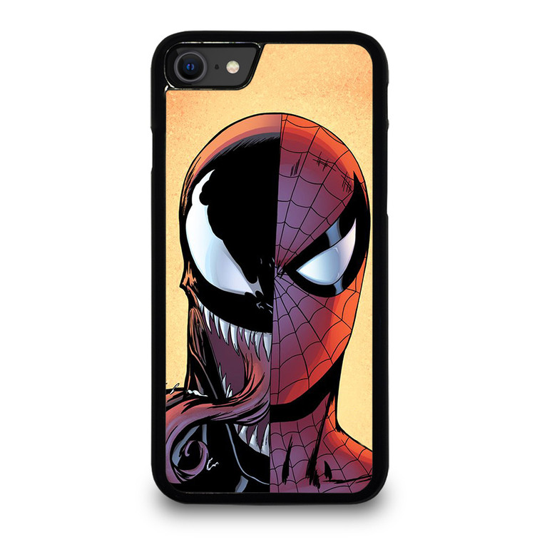 VENOM VS SPIDERMAN FACE iPhone SE 2020 Case Cover