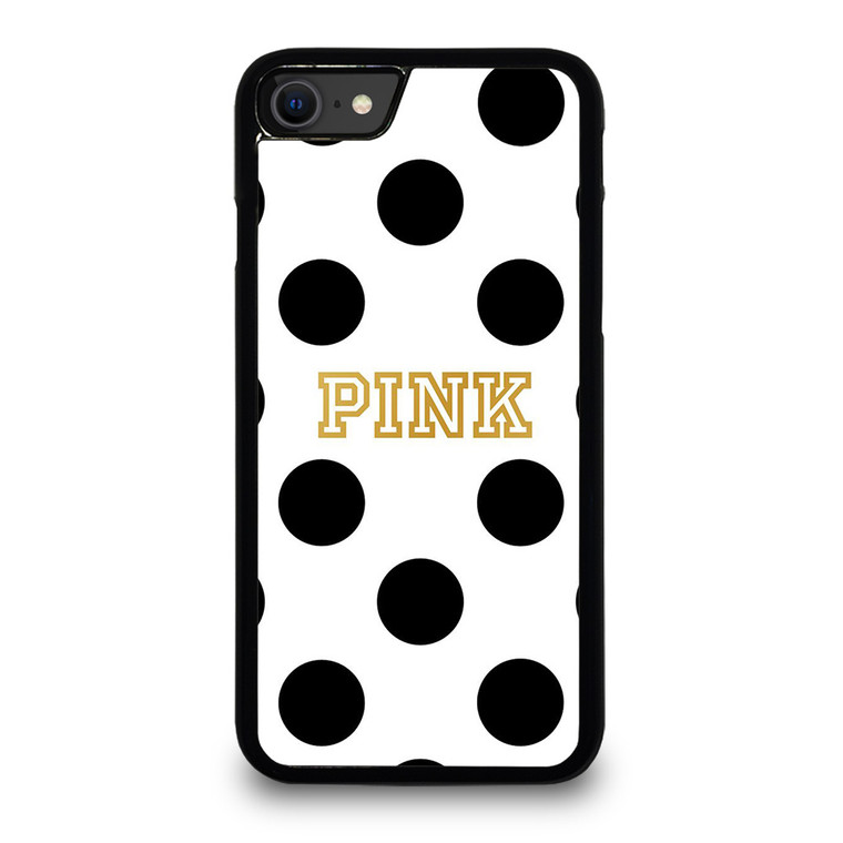 VICTORIA S SECRET PINK POLKADOTS iPhone SE 2020 Case Cover