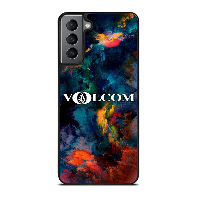 COLORFUL LOGO VOLCOM Samsung Galaxy S21 Ultra Case Cover