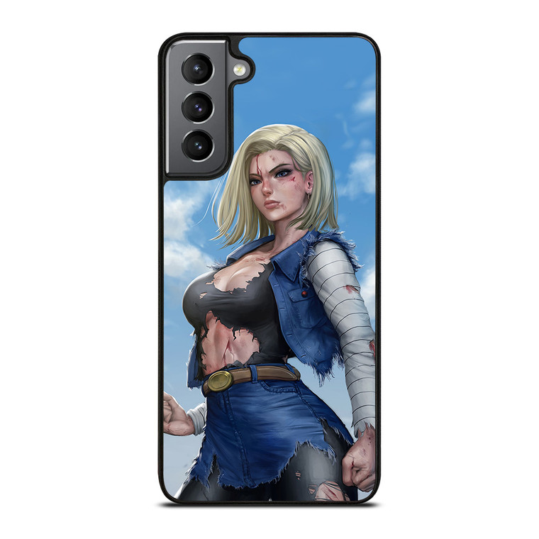 DRAGON BALL ANDROID 18 Samsung Galaxy S21 Ultra Case Cover