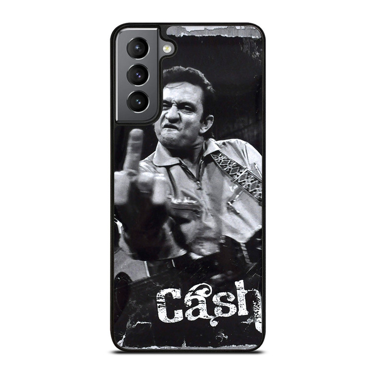 JOHNNY CASH MIDDLE FINGER Samsung Galaxy S21 Ultra Case Cover