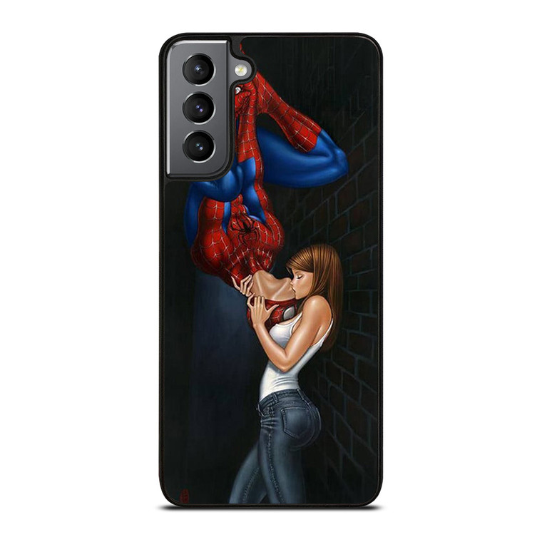 MARY JANE SPIDERMAN KISSING Samsung Galaxy S21 Ultra Case Cover