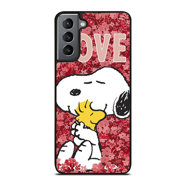 SNOOPY THE PEANUTS LOVE Samsung Galaxy S21 Ultra Case Cover