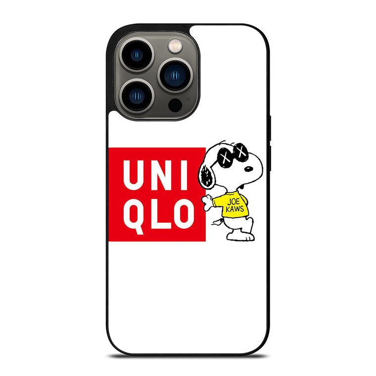 JOE KAWS UNIQLO LOGO iPhone 13 Pro Case Cover