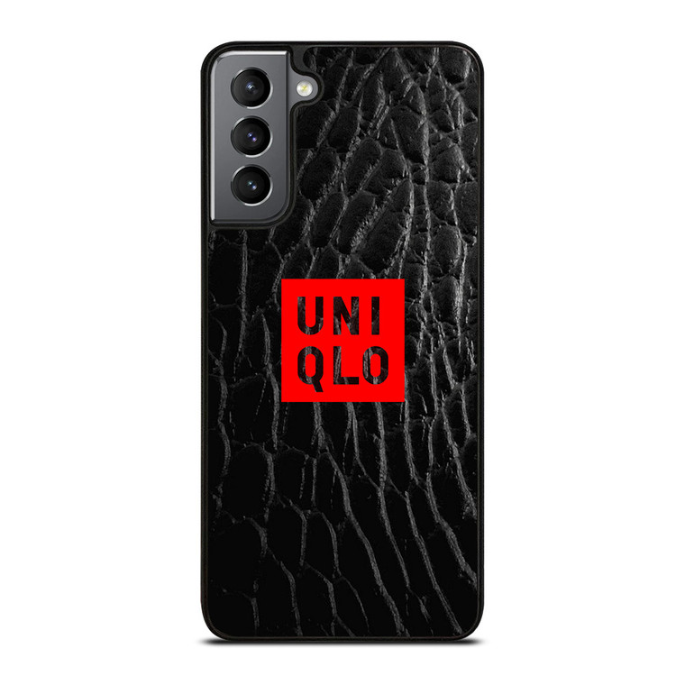 UNIQLO LOGO SNAKE SKIN Samsung Galaxy S21 Ultra Case Cover