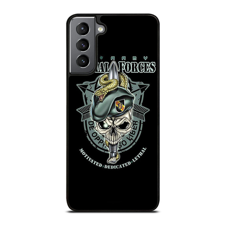 US ARMY SPECIAL FORCES LOGO SKULL Samsung Galaxy S21 Ultra Case Cover