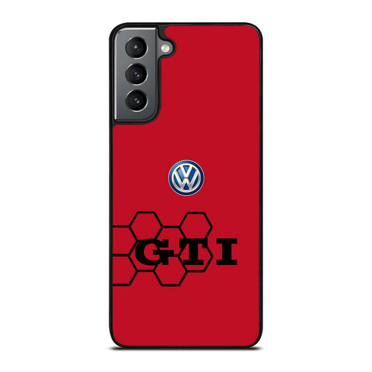 VW VOLKSWAGEN RED HONEYCOMB Samsung Galaxy S21 Ultra Case Cover