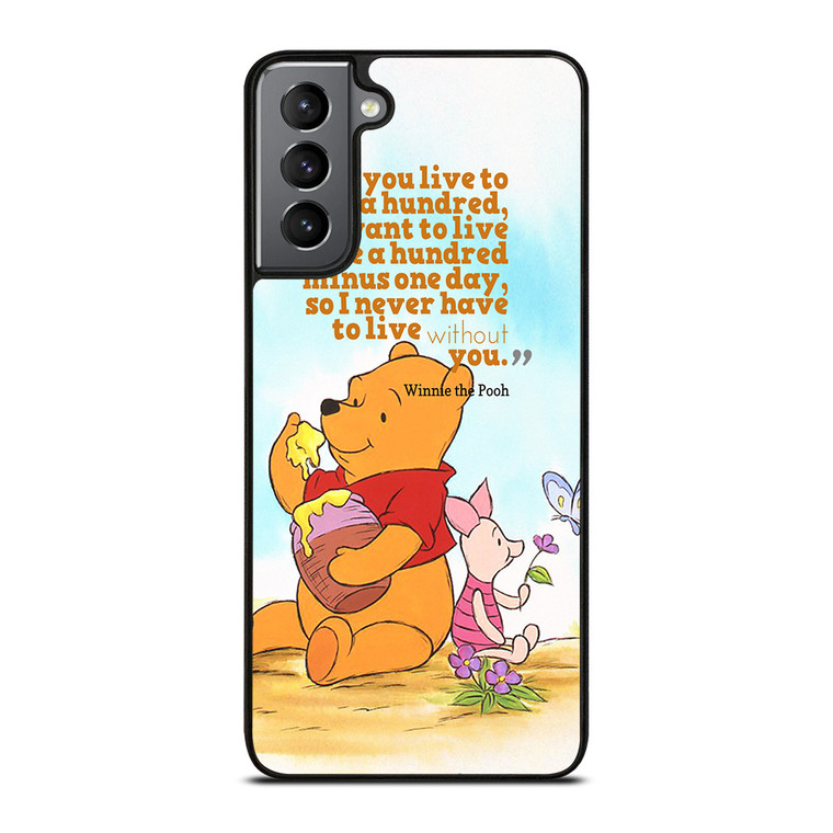 WINNIE THE POOH QUOTE Disney Samsung Galaxy S21 Ultra Case Cover