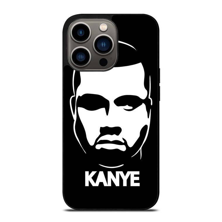 KANYE WEST RAPPER ILLUSTRATION iPhone 13 Pro Case Cover