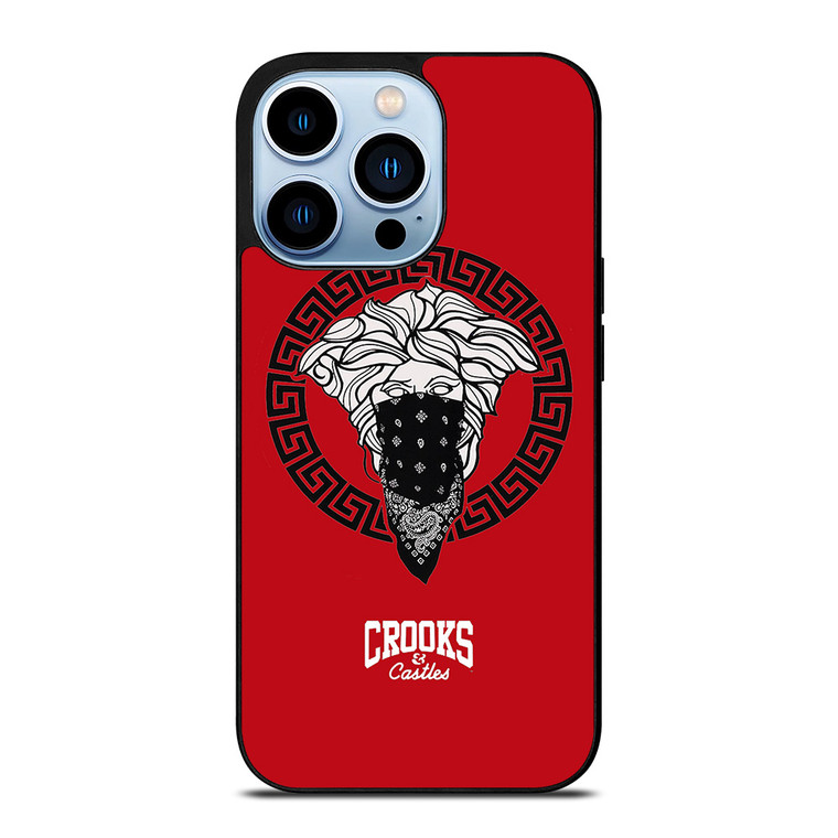 CROOK AND CASTLES BANDANA RED iPhone 13 Pro Max Case Cover