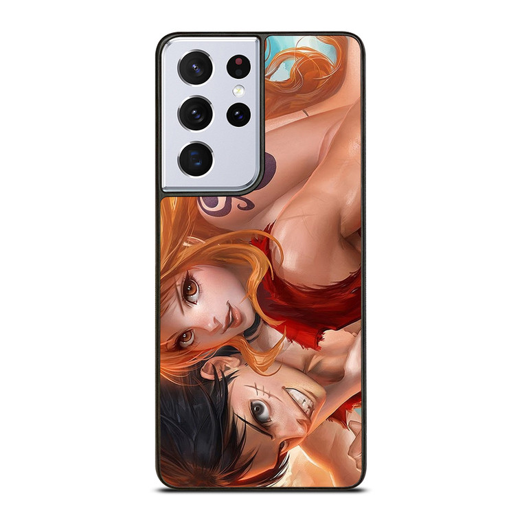NAMI AND LUFFY ONE PIECE ROMANCE Samsung Galaxy S21 Ultra Case Cover