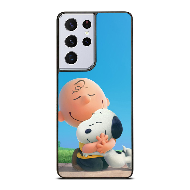 SNOOPY AND CHARLIE BROWN THE PEANUTS Samsung Galaxy S21 Ultra Case Cover