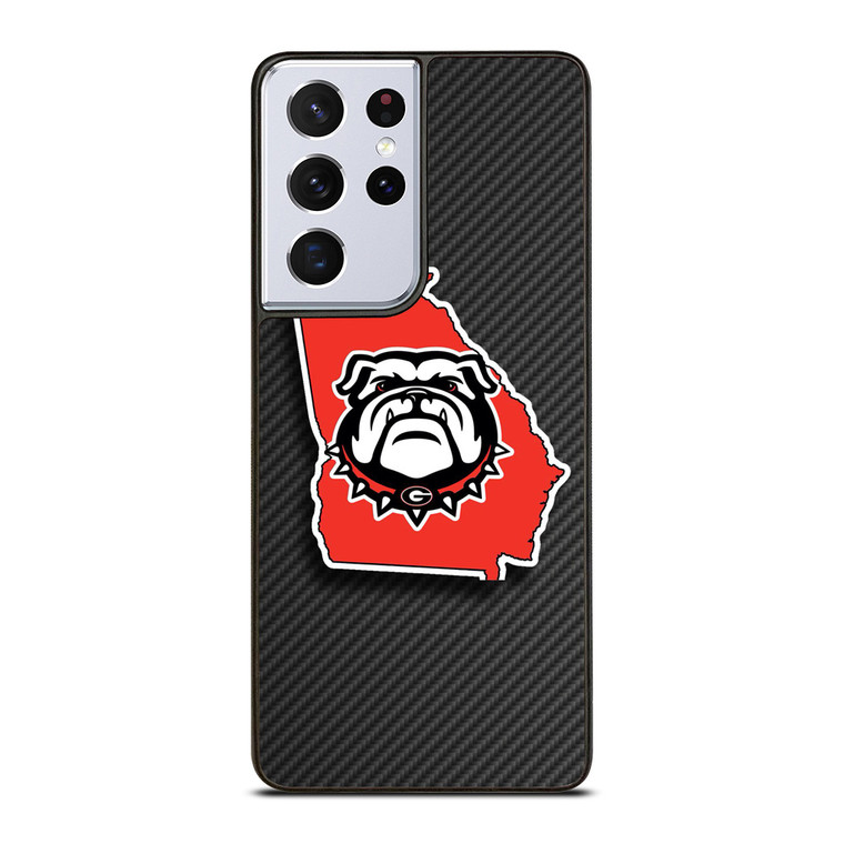 UGA UNIVERSITY OF GEORGIA BULLDOGS Samsung Galaxy S21 Ultra Case Cover