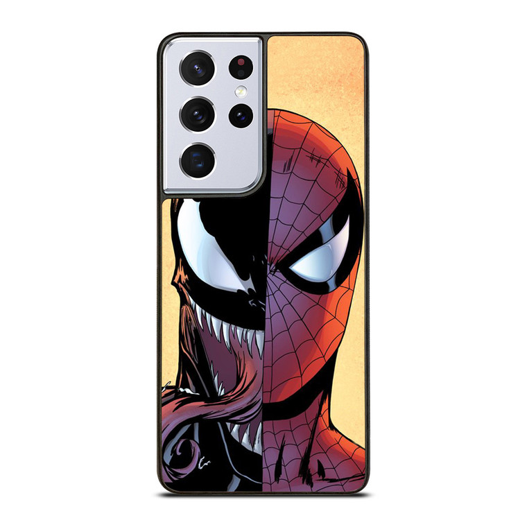 VENOM VS SPIDERMAN FACE Samsung Galaxy S21 Ultra Case Cover