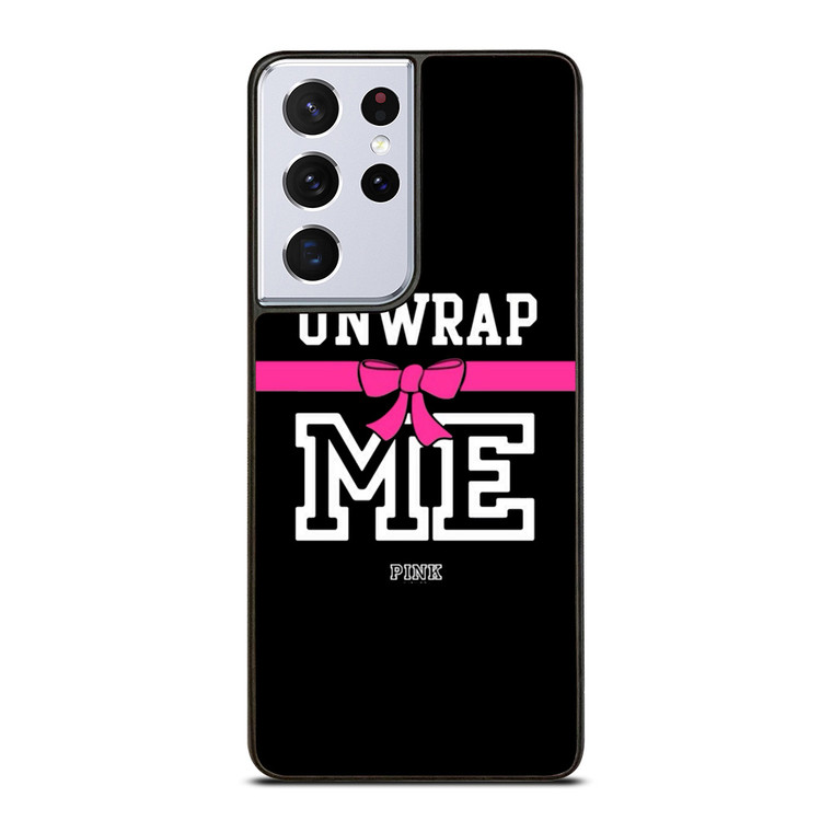 VICTORIA'S SECRET PINK UNWRAP ME Samsung Galaxy S21 Ultra Case Cover