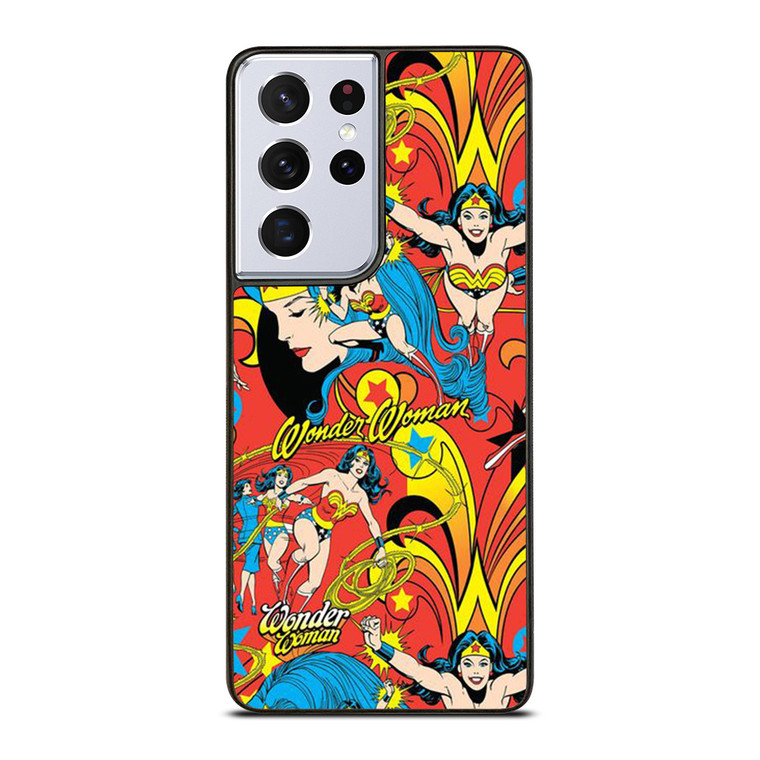 WONDER WOMAN COLLAGE 2 Samsung Galaxy S21 Ultra Case Cover