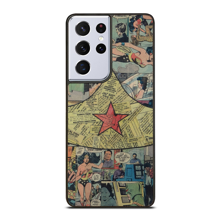 WONDER WOMAN COLLAGE Samsung Galaxy S21 Ultra Case Cover