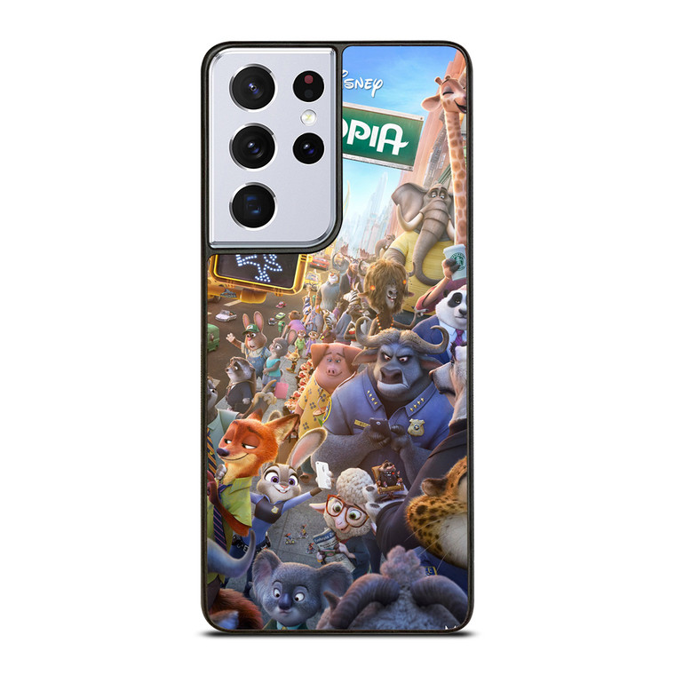 ZOOTOPIA CHARACTERS Disney Samsung Galaxy S21 Ultra Case Cover